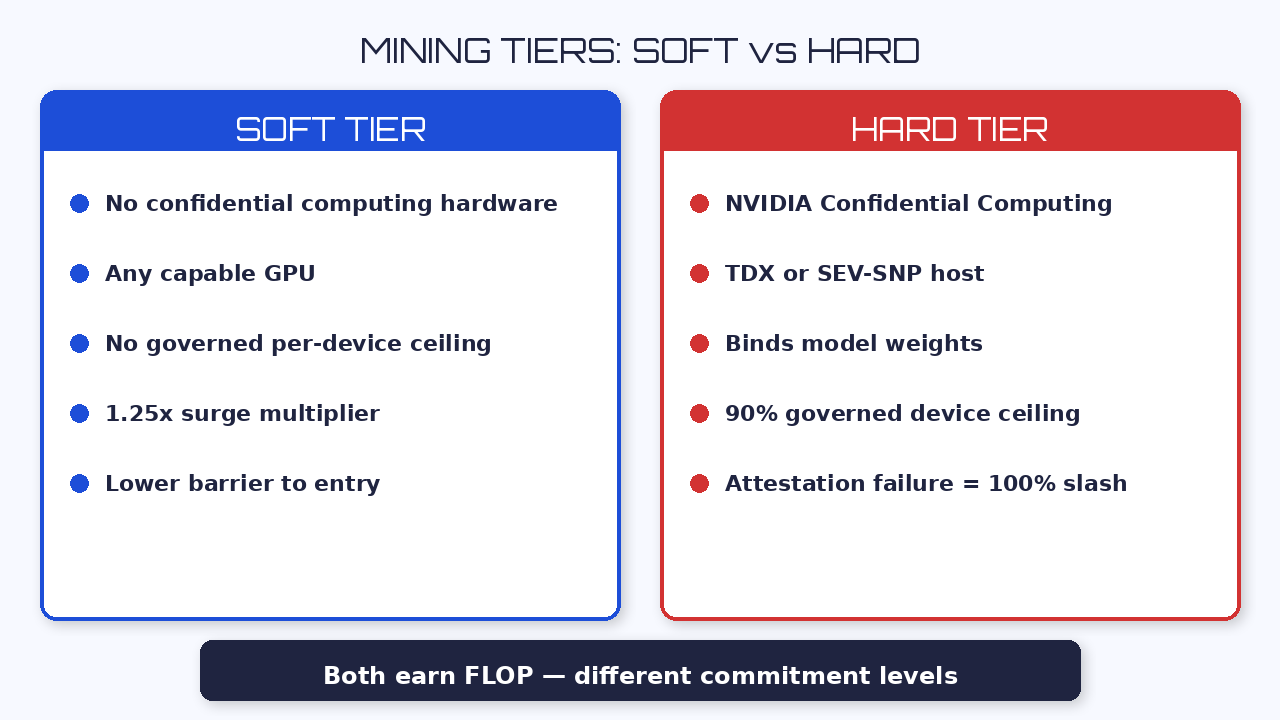 SOFT Tier vs HARD Tier Mining Comparison