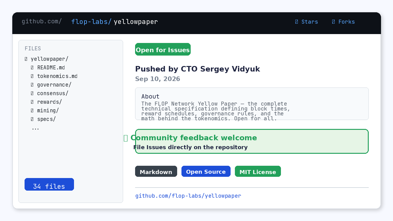 FLOP Yellow Paper GitHub Repository